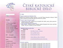 Tablet Screenshot of biblickedilo.cz